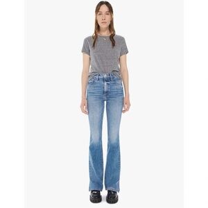Mother Superior The Weekender‎ Heel High Waisted Flare Jeans In Belle De Jour 31
